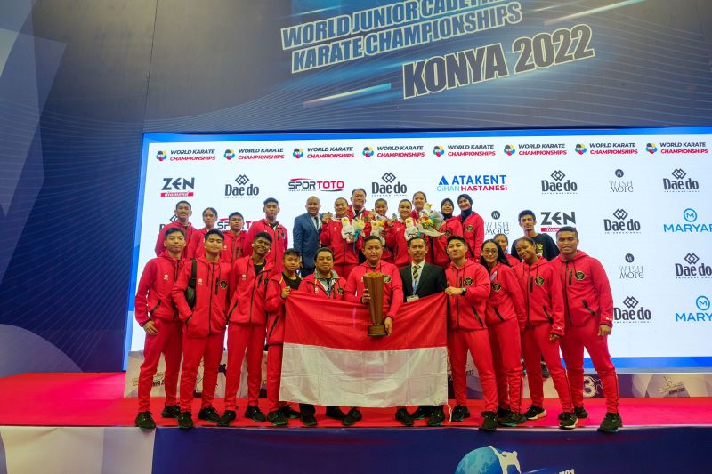 Kejuaraan Dunia Karate Junior 2022: Tim Indonesia Sukses Amankan 2